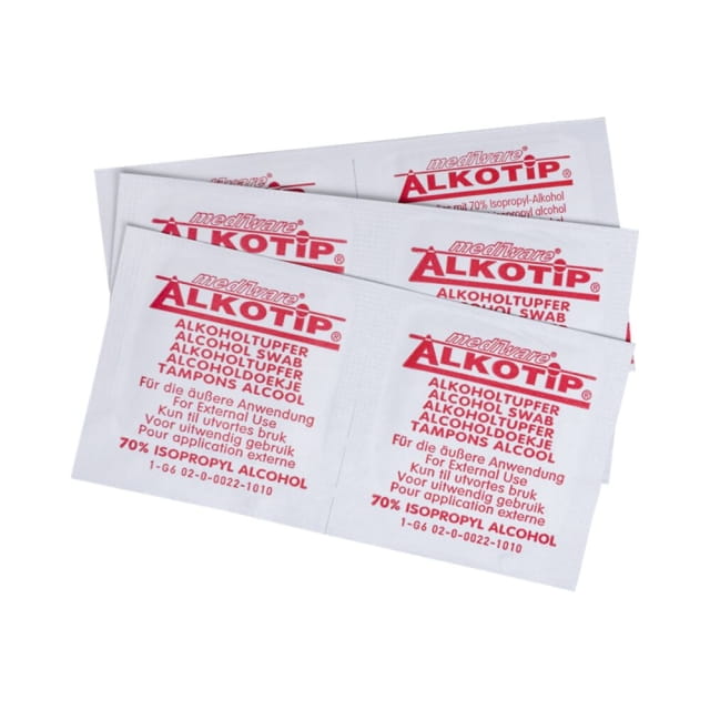 Alkotip Uni-Wipe Alcohol Swabs (Box of 250)